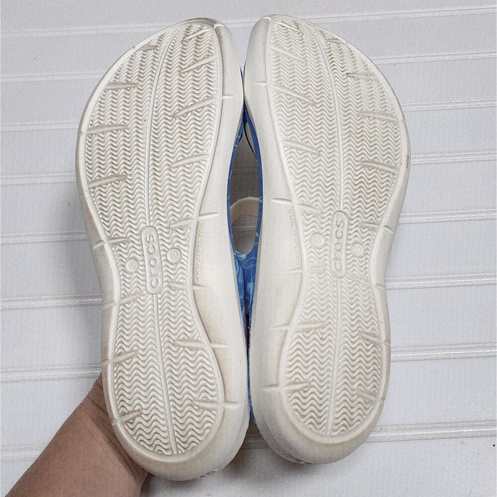 Crocs Women's Swiftwater Sandals Size 10 Blue & White - Picture 10 of 10